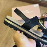 Sandália Modare Detalhe Circular Dourado 7132.160