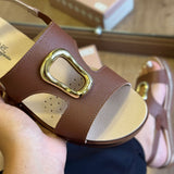 Sandália Modare Detalhe Circular Dourado 7132.160